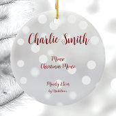 Mouse Kerst Mouse Keramisch Ornament