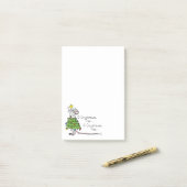 Mouse kerstboom Funny Kinder Post-it® Notes (Op bureau)