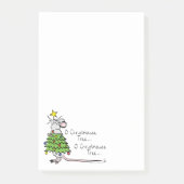 Mouse kerstboom Funny Kinder Post-it® Notes (Voorkant)