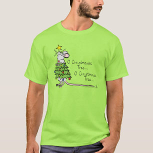 Mouse kerstboom Funny Kinder T-shirt