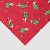 Mouse kerstboom Funny Kinder Tissuepapier (Detail)