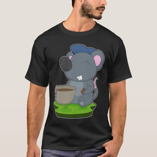 Mouse koffiekopje t-shirt (Voorkant)