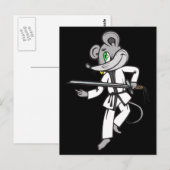 Mouse Martial Arts Briefkaart (Voorkant / Achterkant)