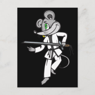 Mouse Martial Arts Briefkaart