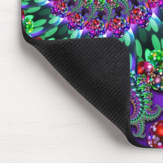 Mouse Mat - Bokeh Fractal Paarse Terquoise Muismat (Hoek)