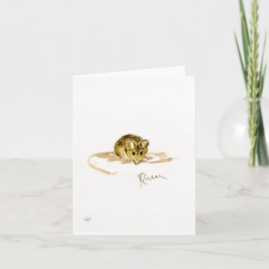 Mouse Note/Greeting Card Kaart (Voorkant)