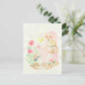 Mouse On Mushroom Art Potcards, Greeting Cards Briefkaart (Staand voorkant)
