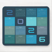Mouse Pad Calendar 2024 Muismat (Voorkant)