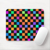 Mouse pad - "Checkered" Muismat (Met muis)