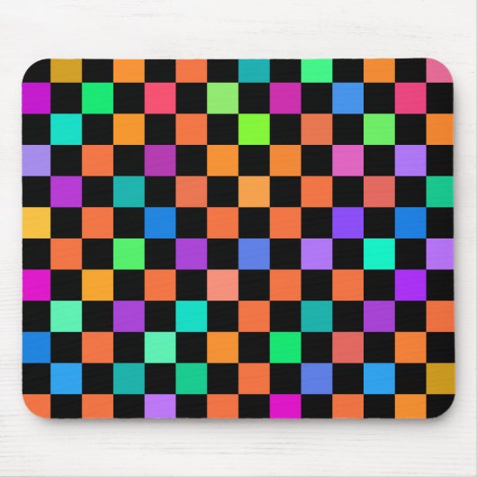 Mouse pad - "Checkered" Muismat (Voorkant)
