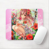 Mouse pad Girl Anime collection Muismat (Met muis)