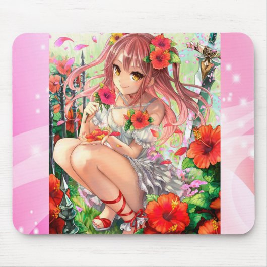 Mouse pad Girl Anime collection Muismat (Voorkant)