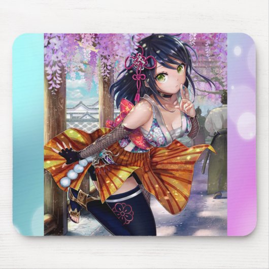 Mouse pad Girl Anime collection Muismat (Voorkant)