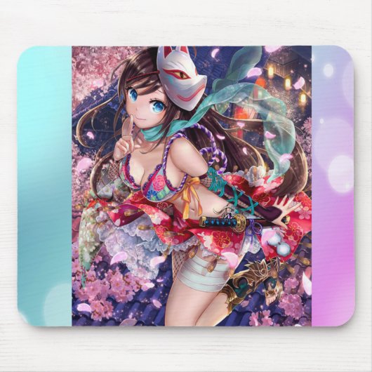 Mouse pad Girl Anime collection Muismat (Voorkant)