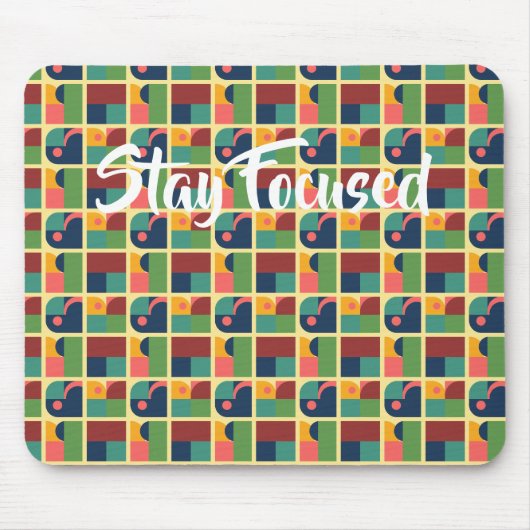 Mouse Pad - Modern Abstract Geometric Design Muismat (Voorkant)