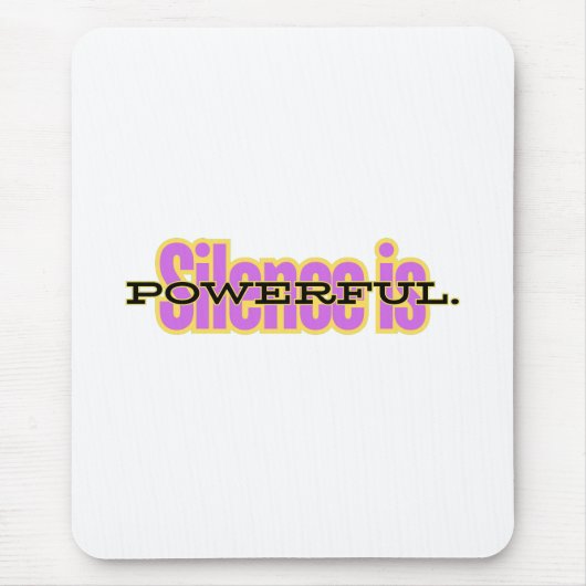 Mouse Pad – Modern Minimalist Inspirational Desk Muismat (Voorkant)