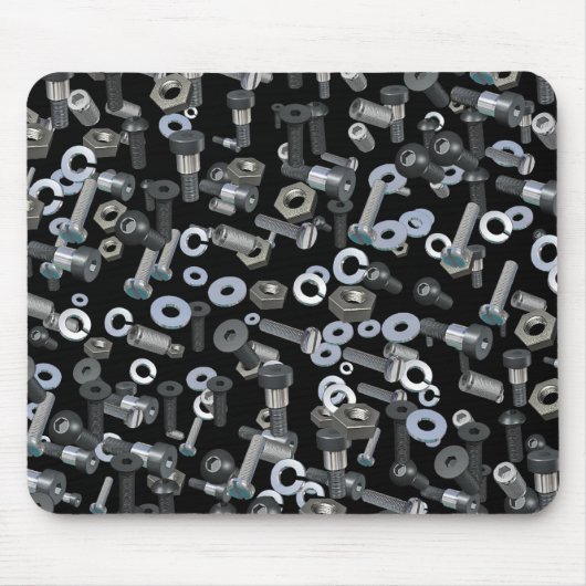Mouse Pad - Nuts and Bolts Muismat (Voorkant)
