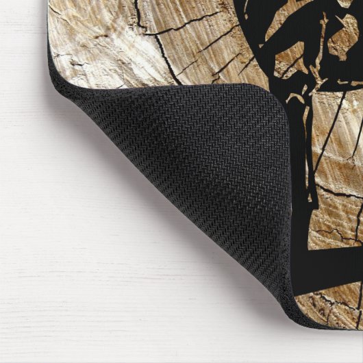 Mouse Pad Rhodesian Ridgeback Wood Muismat (Hoek)