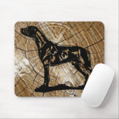 Mouse Pad Rhodesian Ridgeback Wood Muismat (Met muis)