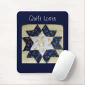 Mouse Pad - Star Quilt Pattern Muismat (Met muis)