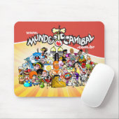 Mouse Pad Turma Mundo Canibal Muismat (Met muis)