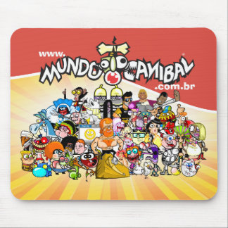 Mouse Pad Turma Mundo Canibal Muismat