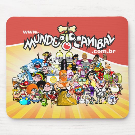Mouse Pad Turma Mundo Canibal Muismat (Voorkant)