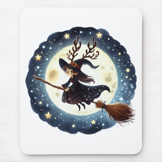 Mouse Pad Viagem da Bruxa Natalina Muismat (Voorkant)