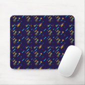Mouse pad with a vibrant space-themed design muismat (Met muis)