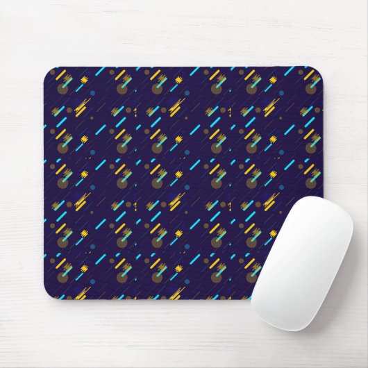 Mouse pad with a vibrant space-themed design muismat (Met muis)