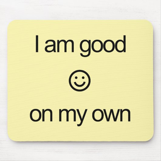 Mouse Pad with illustration and text Muismat (Voorkant)