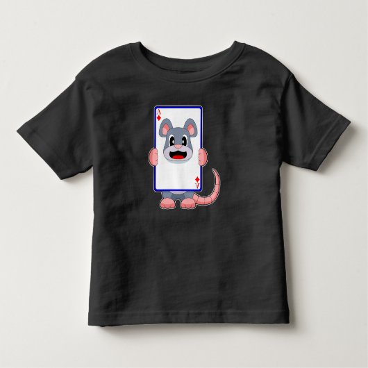 Mouse Poker kaarten Kinder Shirts (Voorkant)