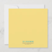 Mouse & Polka Dots Birthday Party-uitnodigingen Kaart (Achterkant)