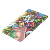 MOUSE SANTA BRENGT GOEDE KATTEN KERSTCADEAUS, Scha Magneet (Linkerzijde)