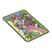 MOUSE SANTA BRENGT GOEDE KATTEN KERSTCADEAUS, Scha Magneet (Rechterzijde)