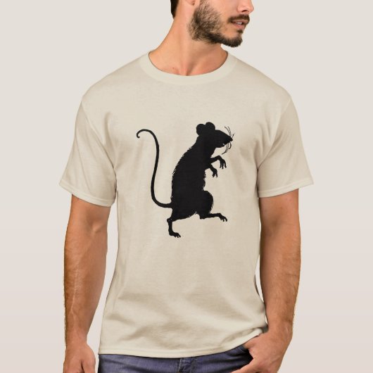 Mouse silhouette t-shirt (Voorkant)