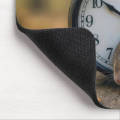 Mouse Sleeping By an Alarm Clock Muismat (Hoek)