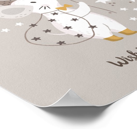 Mouse Star Baby Magic Name Poster | Wandafdrukken (Hoek)