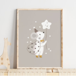 Mouse Star Baby Magic Name Poster | Wandafdrukken