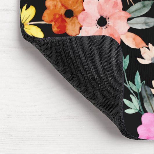 Mouse van de flessenbloem van de moderne Waterverf Muismat (Hoek)