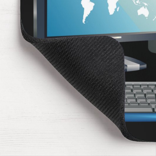 Mouse van het computersysteem van de zeer snelle D Muismat (Hoek)