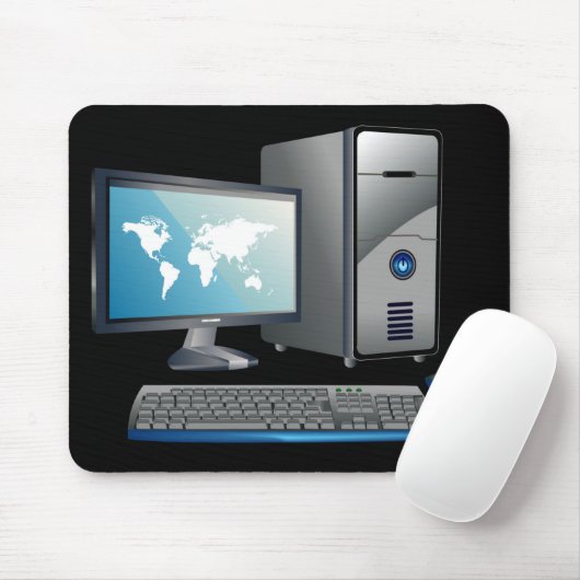 Mouse van het computersysteem van de zeer snelle D Muismat (Met muis)