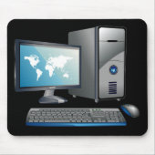 Mouse van het computersysteem van de zeer snelle D Muismat (Voorkant)