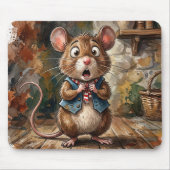 Mouse with a Surprised Look  Muismat (Voorkant)