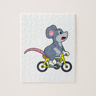 Mouse with Bicycle Legpuzzel