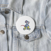 Mouse with Bicycle Ronde Button 7,6 Cm (In situ)