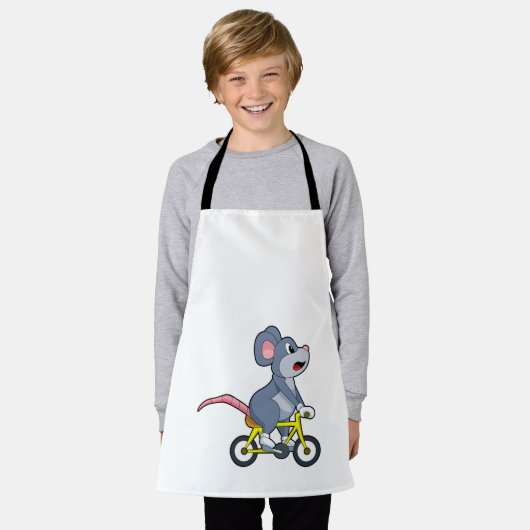 Mouse with Bicycle Schort (Gedragen)