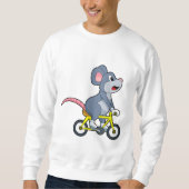 Mouse with Bicycle Trui (Voorkant)
