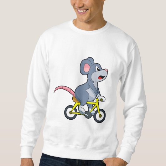 Mouse with Bicycle Trui (Voorkant)