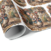 Mouse with Shocked Expression Cadeaupapier (Rol Hoek)